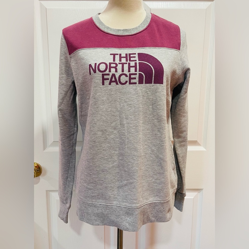 The North Face Red and Gray Color-Block Jacket